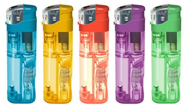 B813 с фонариком 50 штук в блоке многоразовая