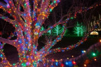 Морозостойкая гирлянда нить уличная 10 метров мерцающая разноцветная