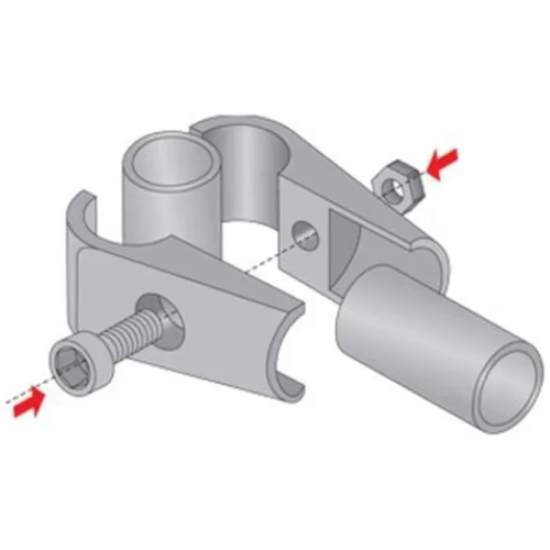 Соединитель двух труб к системе Джокер Joker 25мм + ключ для соединителя