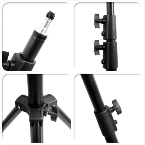 Усиленный штатив трипод трехсекционный регулируемый от 94 до 280 см 