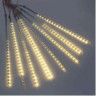 Гирлянда тающие сосульки желтый 50 см (8 сосулек на проводе 3м)