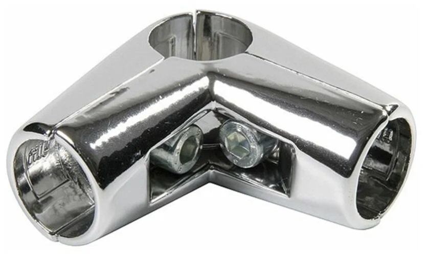 Угловой соединитель трех труб к системе Джокер Joker 25мм UNO-04 (R-43У) + ключ для соединителя