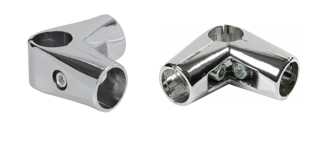 Угловой соединитель трех труб к системе Джокер Joker 25мм UNO-04 (R-43У) + ключ для соединителя