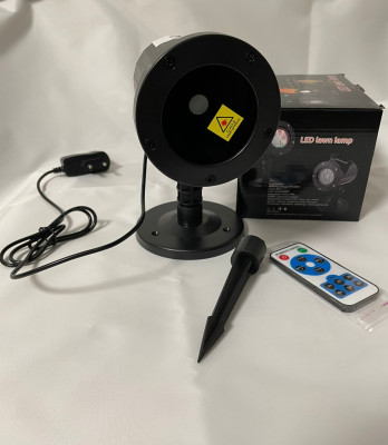 Уличный лазерный проектор с пультом красный + зеленый Outdoor laser light