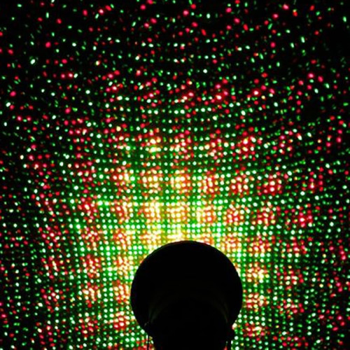 Уличный лазерный проектор с пультом красный + зеленый Outdoor laser light 