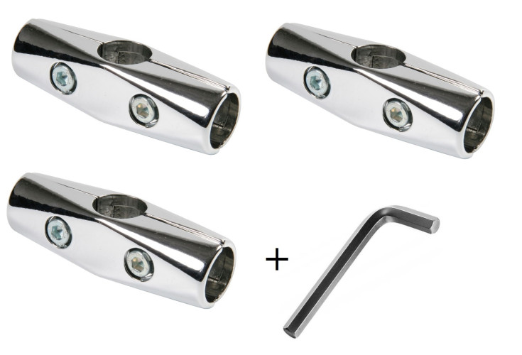 Cоединитель 3-х труб Джокер Joker 25мм UNO-03 (R-43H, ТН025) + ключ для соединителя