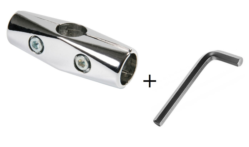 Cоединитель 3-х труб Джокер Joker 25мм UNO-03 (R-43H, ТН025) + ключ для соединителя