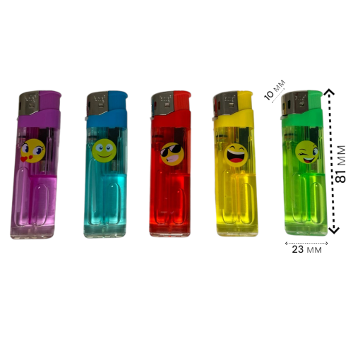 В555 SMILE прозрачные нажимные 50 штук в блоке