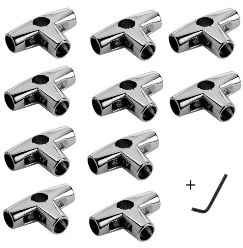 UNO-07 Соединитель угловой 4-х труб Джокер (Крепеж трехплечий R-44AN) + ключ