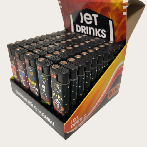 B-808 JET DRINKS турбо джет многоразовые 50шт в блоке