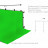 Фотофон тканевый хромакей со стойкой высота 2,5 метра ширина 4 метра / разборная стойка 2,5х4 метра + зеленый хромакей тканевый 2,9х4 метра