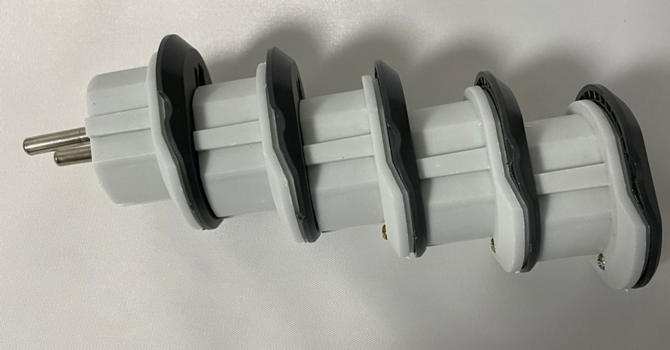 3 шт/уп Сетевой адаптер для путешествий, Универсальный сетевой адаптер с европейской вилкой на Китай / Англия / Россия / Европа