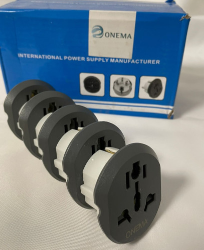 3 шт/уп Сетевой адаптер для путешествий, Универсальный сетевой адаптер с европейской вилкой на Китай / Англия / Россия / Европа