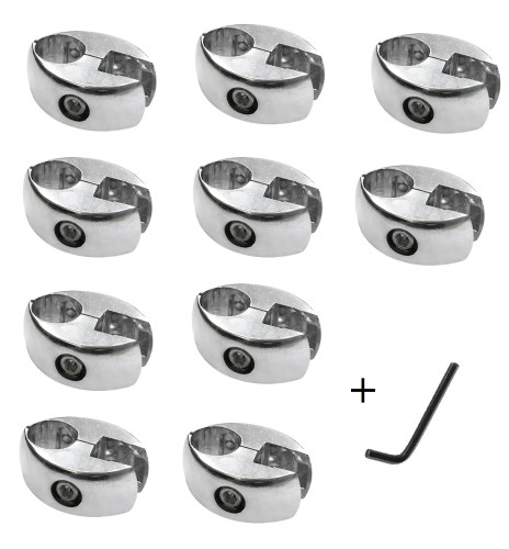 JOK-51 (R-7) Держатель для стекла и панели к трубе джокер 25мм + ключ