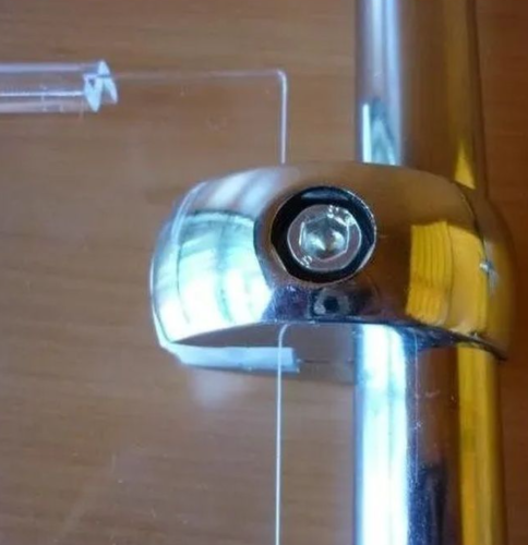 JOK-51 (R-7) Держатель для стекла и панели к трубе джокер 25мм + ключ