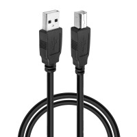 Кабель USB 2.0 - USB Type B для принтера, МФУ, сканера, оргтехники и других периферийных устройств (A штекер - B штекер)