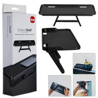 Регулируемая полка подставка на монитор, телевизор, с бортиками