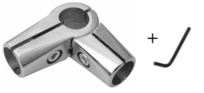 Поворотный соединитель R-43 джокер / Крепёж угловой регулируемый двойной UNO22 + ключ