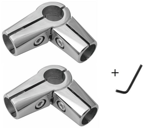 Поворотный соединитель R-43 джокер / Крепёж угловой регулируемый двойной UNO22 + ключ