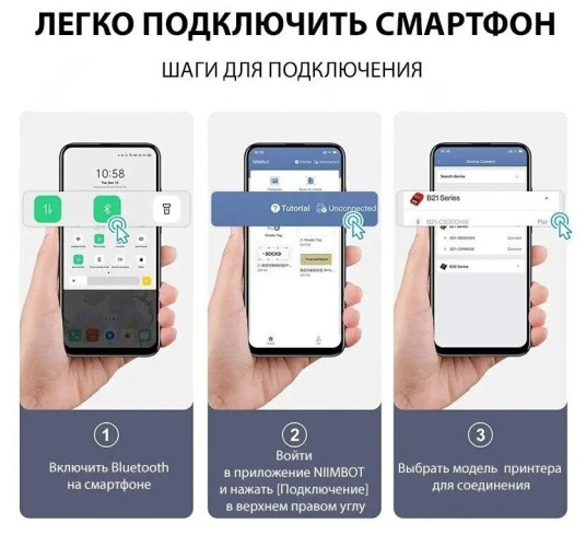 Принтер для этикеток / Термопринтер niimbot B-21 