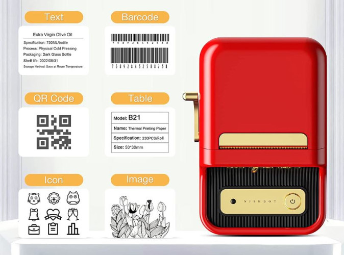Принтер для этикеток / Термопринтер niimbot B-21 