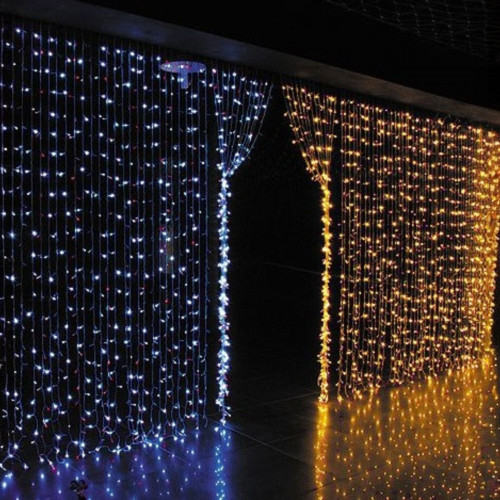 Светодиодный занавес гирлянда штора для улицы 3х3 м