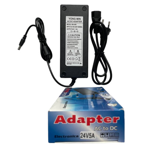 Универсальный блок питания Адаптер 24V 5A AC/DC Adapter YM2450 (24 вольта 5 ампер)