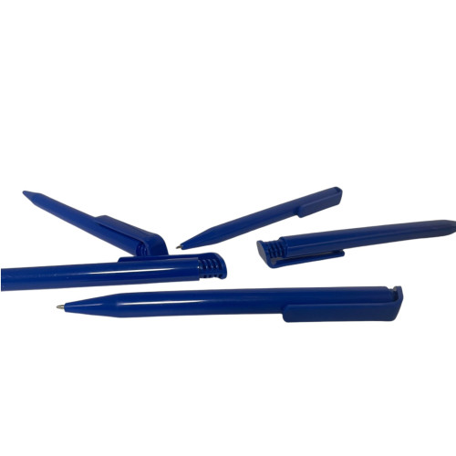 Синяя ручка автоматическая шариковая под нанесение логотипа Impulse Gloss Blue