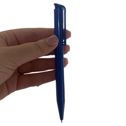 Синяя ручка автоматическая шариковая под нанесение логотипа Impulse Gloss Blue