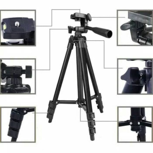 Штатив телескопический трипод Tripod-3120 с держателем для телефона