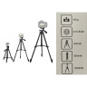 Штатив телескопический трипод Tripod-3120 с держателем для телефона