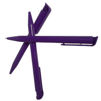 Фиолетовая ручка автоматическая шариковая под нанесение логотипа Impulse Gloss Violet