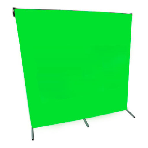 Хромакей со стойкой 1,5х1,5м / Система установки фона + зеленый хромакей 150х150см