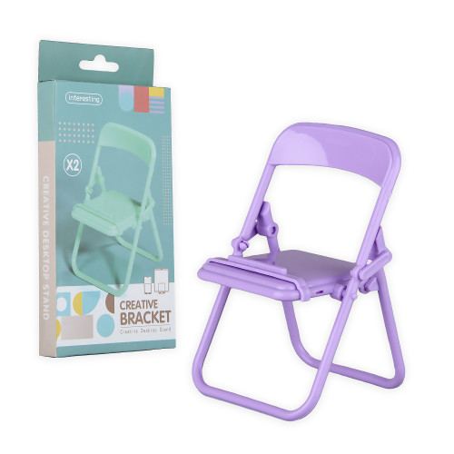 Держатель подставка для телефонов X2 складная регулируемая в форме стула