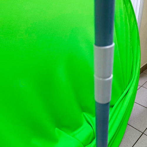 Хромакей со стойкой 2х1,5м / Система установки фона + зеленый хромакей высота 200см ширина 150см