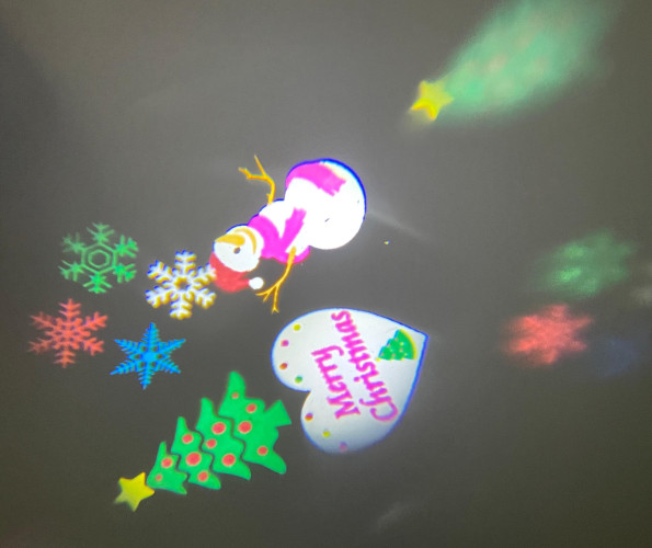 Уличный проектор со сменными карточками Рlug-іn саrd lаwn lаmр