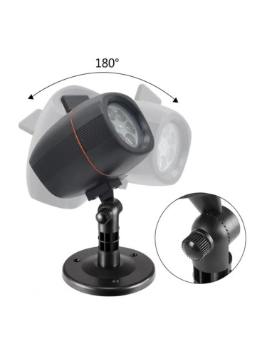 Уличный проектор со сменными карточками Рlug-іn саrd lаwn lаmр