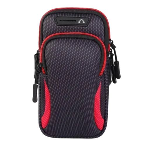 Спортивная сумка чехол на руку для телефона, документов, ключей, два отделения