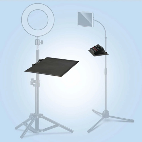 Многофункциональный лоток полка металлическая на стойку, штатив