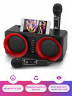 SDRD SD-307 bluetooth колонка караоке с беспроводными перезаряжаемыми микрофонами / колонка + 2 микрофона