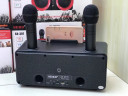 SDRD SD-307 bluetooth колонка караоке с беспроводными перезаряжаемыми микрофонами / колонка + 2 микрофона