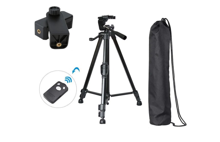 Универсальный трипод, штатив тренога напольный с пультом Tripod 3388