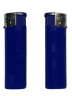 Зажигалки синие пьезо 50 штук в блоке под нанесение логотипа с 2-х сторон (чистые, без этикеток)