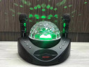 Беспроводная караоке система SDRD SD-308 со светомузыкой / колонка с двумя микрофонами и дискошаром