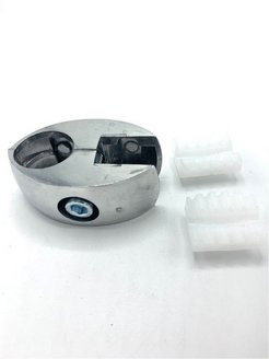 JOK-51 (R-7) Держатель для стекла и панели к трубе джокер 25мм с уплотнителем + ключ