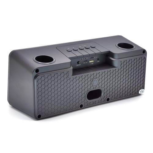 Караоке система на два микрофона SDRD SD-301 / bluetooth колонка-караоке с беспроводными микрофонами