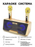 Караоке система на два микрофона SDRD SD-301 / bluetooth колонка-караоке с беспроводными микрофонами