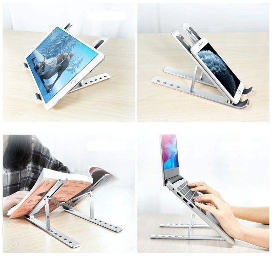 Складная регулируемая настольная подставка для ноутбука и планшета от 10 до 15,6 дюймов K17 Laptop Folding Holder