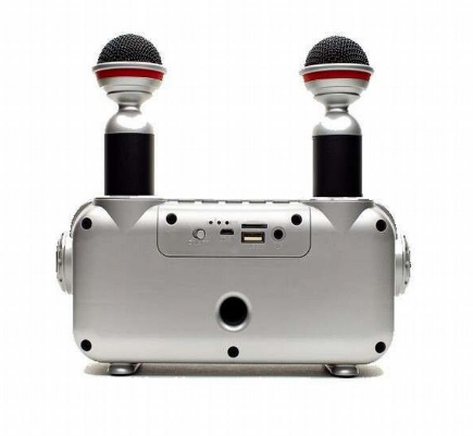 Караоке система с двумя микрофонами SDRD SD-304 / Детская караоке система bluetooth колонка + 2 микрофона