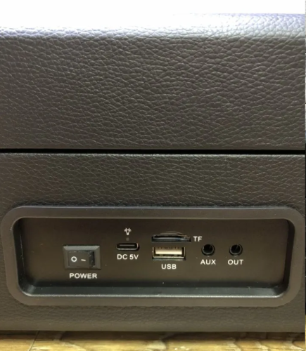 Караоке система колонка с двумя микрофонами SORDA SD-2109 Ретро чемодан черный